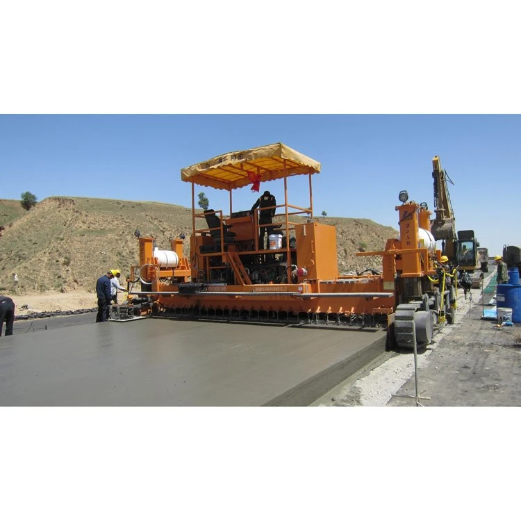 Construction de routes à l'aide d'une machine à paver